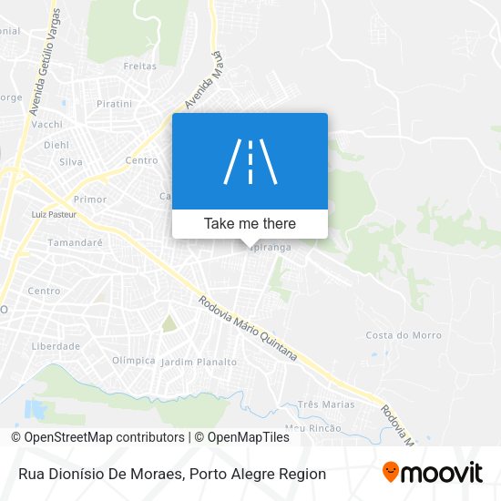 Rua Dionísio De Moraes map