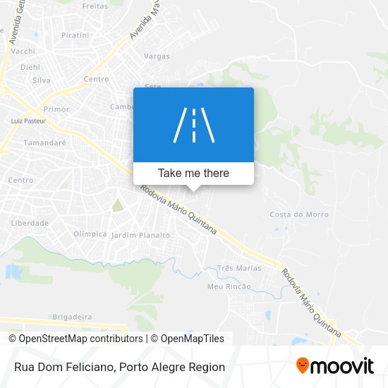 Rua Dom Feliciano map