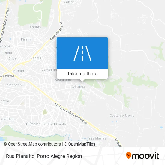 Rua Planalto map