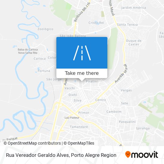 Rua Vereador Geraldo Alves map