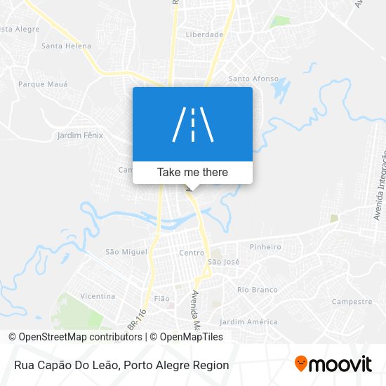 Rua Capão Do Leão map