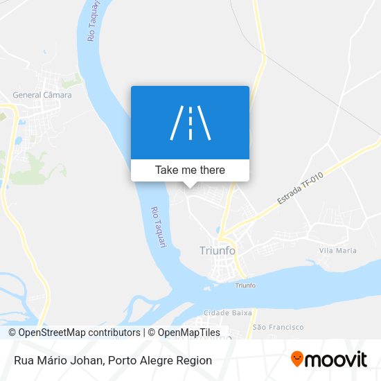 Rua Mário Johan map