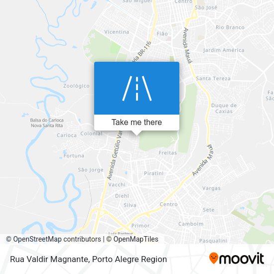 Rua Valdir Magnante map