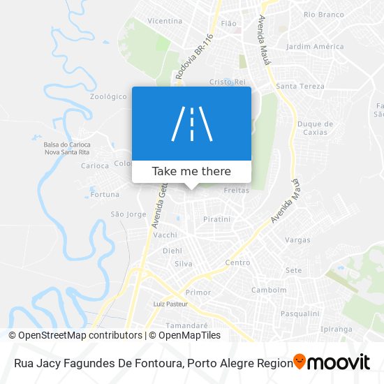 Rua Jacy Fagundes De Fontoura map