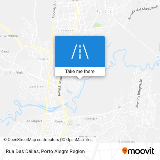 Rua Das Dálias map