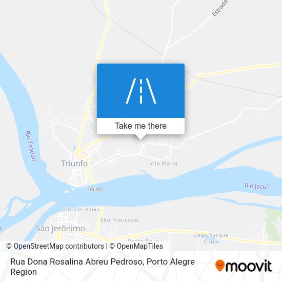 Rua Dona Rosalina Abreu Pedroso map