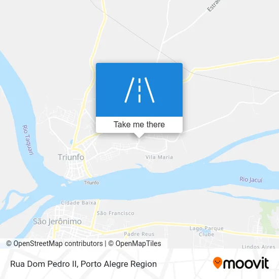 Rua Dom Pedro II map