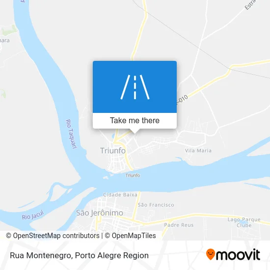 Rua Montenegro map