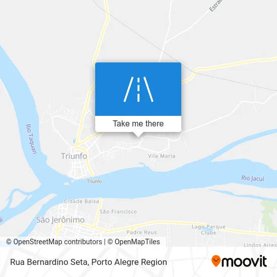 Rua Bernardino Seta map