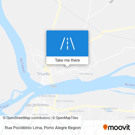 Rua Pocidônio Lima map