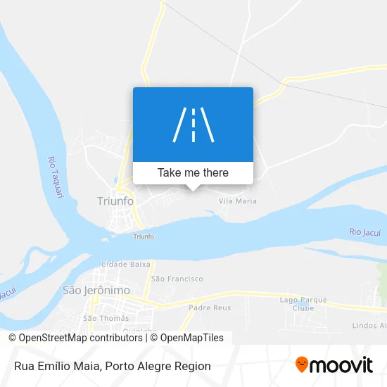 Rua Emílio Maia map