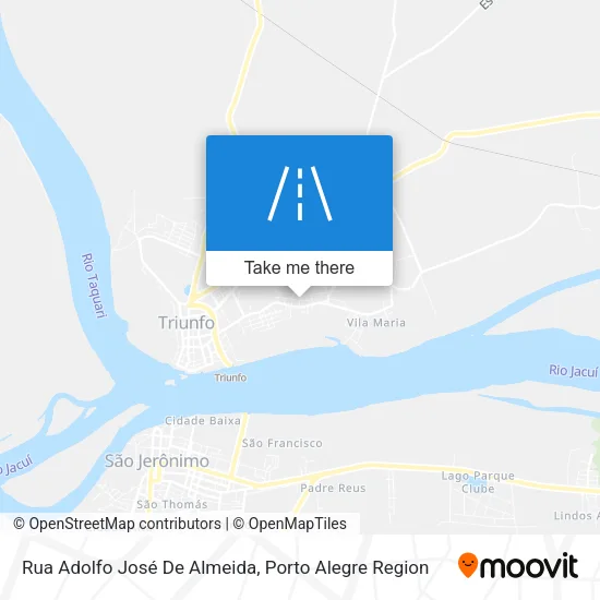 Rua Adolfo José De Almeida map