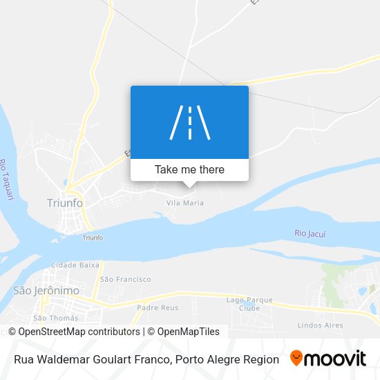Rua Waldemar Goulart Franco map