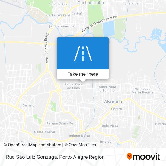 Rua São Luiz Gonzaga map
