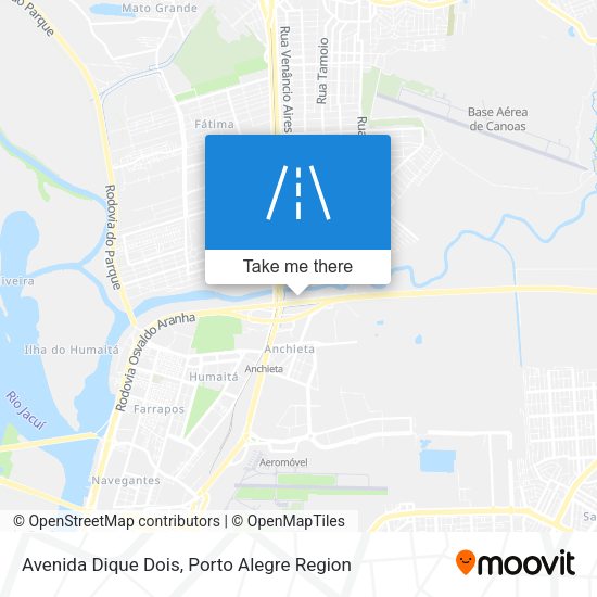 Avenida Dique Dois map