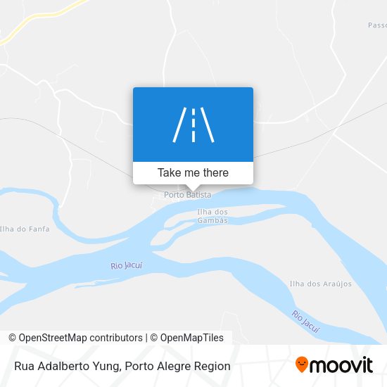 Rua Adalberto Yung map