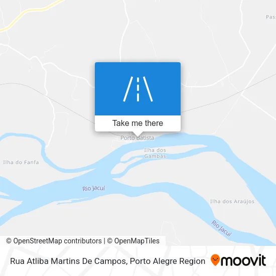 Rua Atliba Martins De Campos map