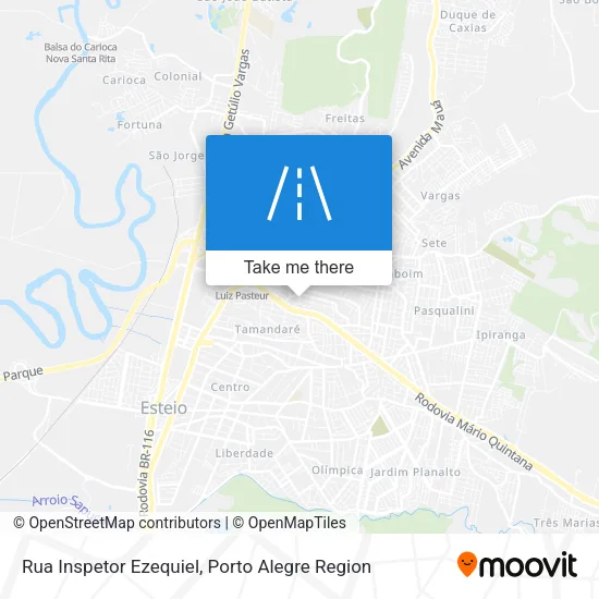Mapa Rua Inspetor Ezequiel
