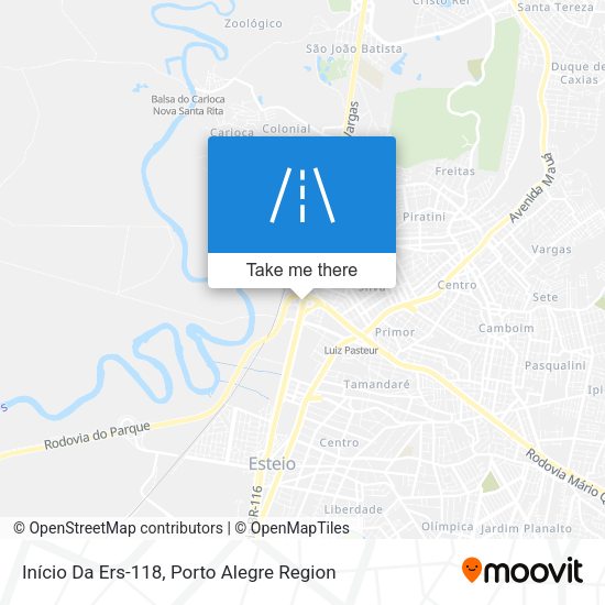 Início Da Ers-118 map