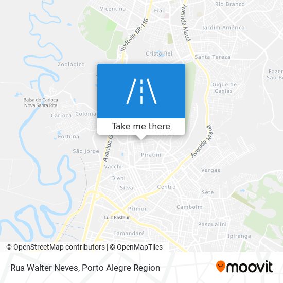 Rua Walter Neves map