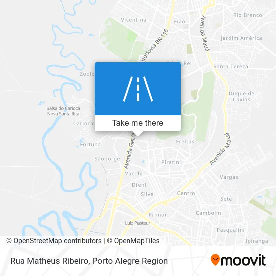 Rua Matheus Ribeiro map