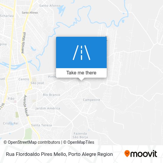 Rua Flordoaldo Pires Mello map