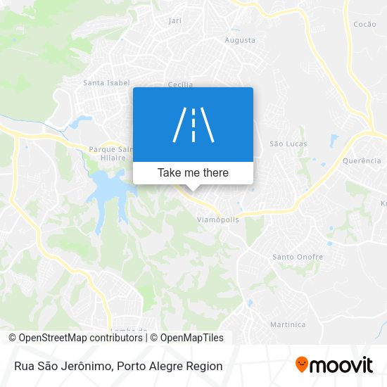 Rua São Jerônimo map