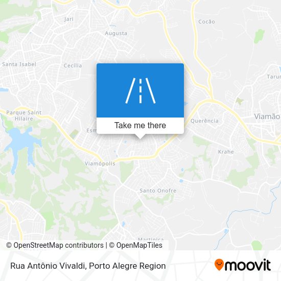 Rua Antônio Vivaldi map