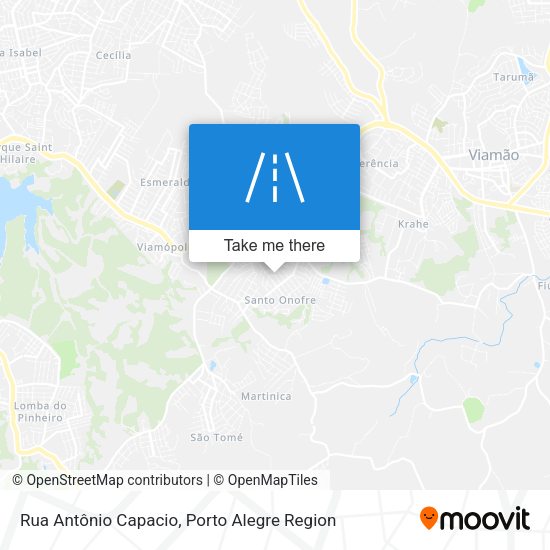 Rua Antônio Capacio map