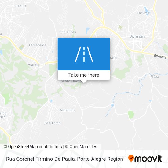 Rua Coronel Firmino De Paula map