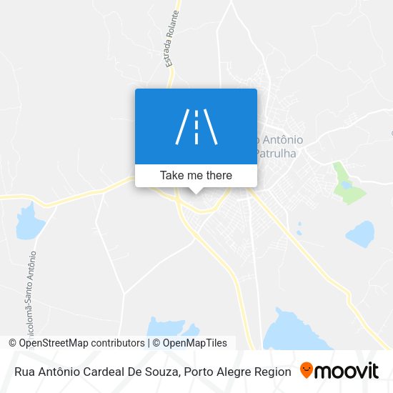 Rua Antônio Cardeal De Souza map