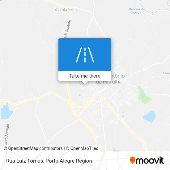 Rua Luiz Tomas map