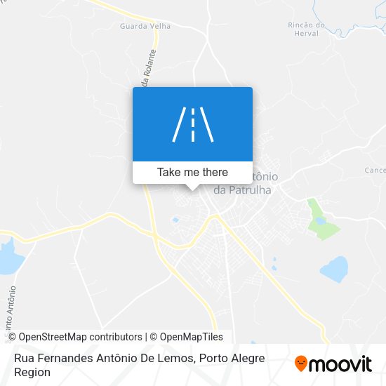 Rua Fernandes Antônio De Lemos map