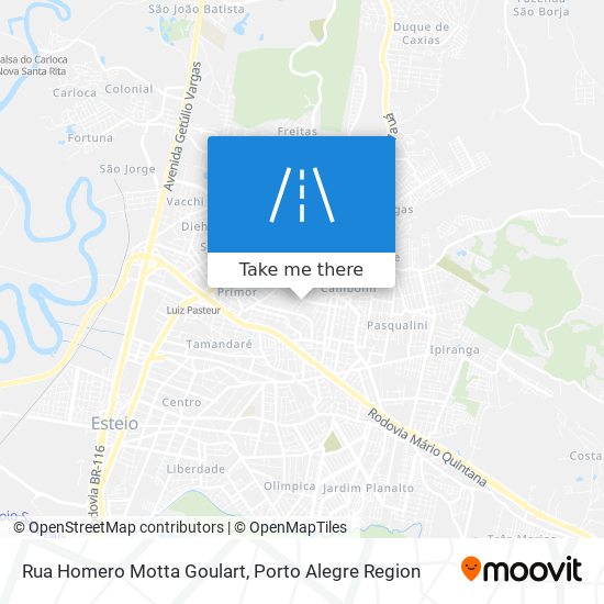 Rua Homero Motta Goulart map