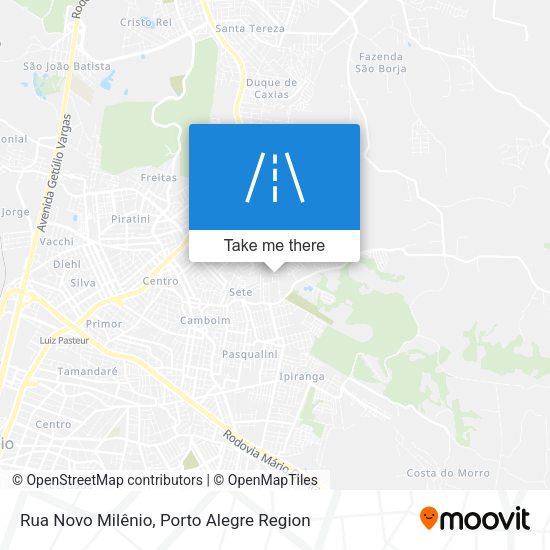 Rua Novo Milênio map