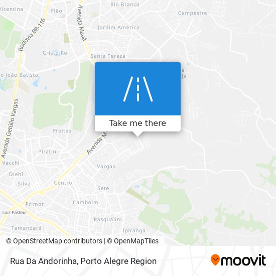 Mapa Rua Da Andorinha