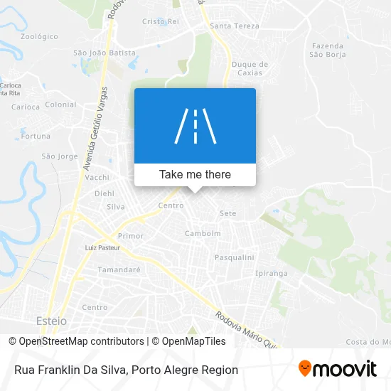 Rua Franklin Da Silva map