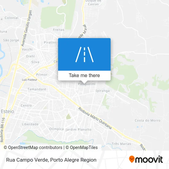 Rua Campo Verde map