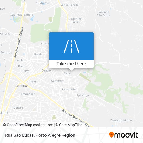 Rua São Lucas map