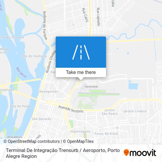 Terminal De Integração Trensurb / Aeroporto map