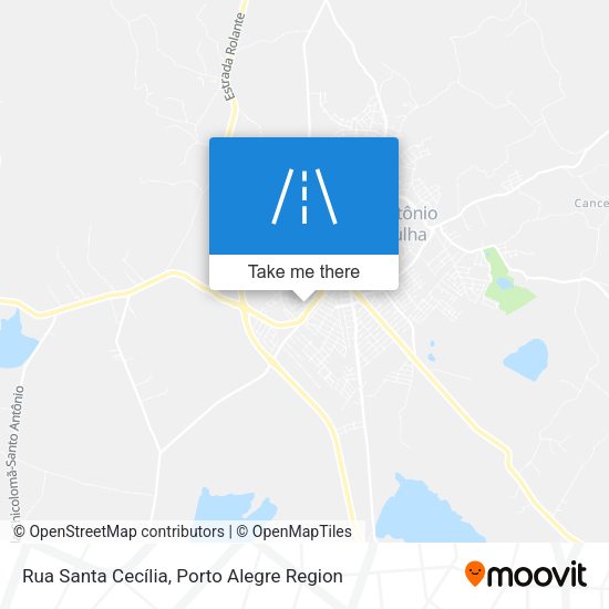 Rua Santa Cecília map
