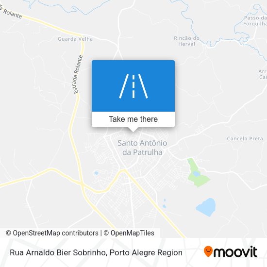 Rua Arnaldo Bier Sobrinho map