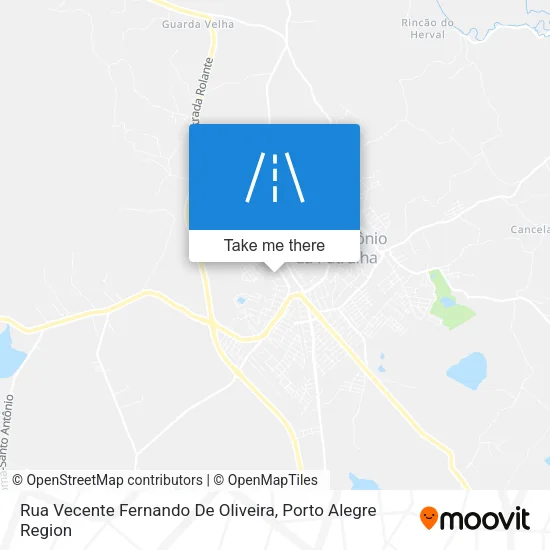 Rua Vecente Fernando De Oliveira map