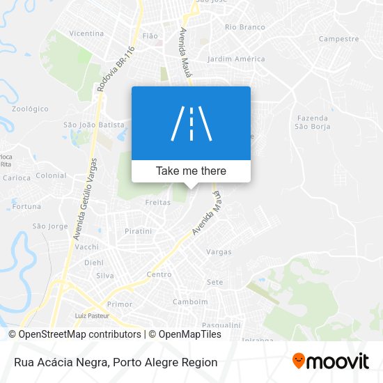 Rua Acácia Negra map