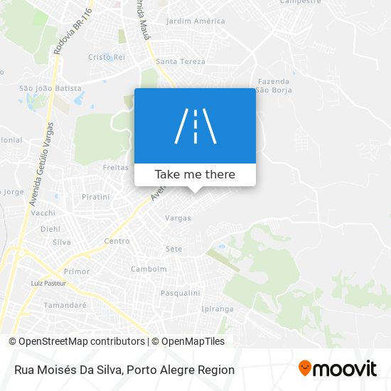 Rua Moisés Da Silva map