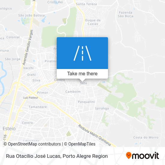 Rua Otacílio José Lucas map