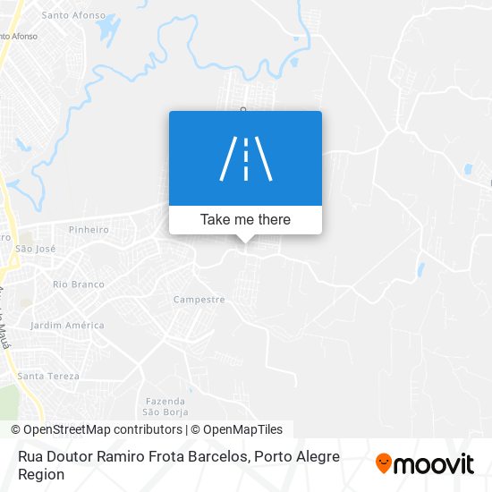 Mapa Rua Doutor Ramiro Frota Barcelos