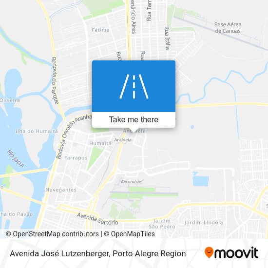 Avenida José Lutzenberger map
