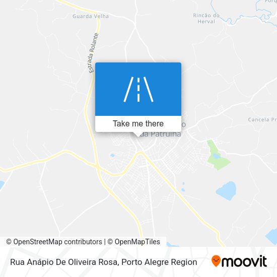 Rua Anápio De Oliveira Rosa map