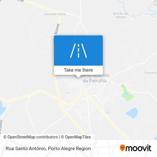 Rua Santo Antônio map